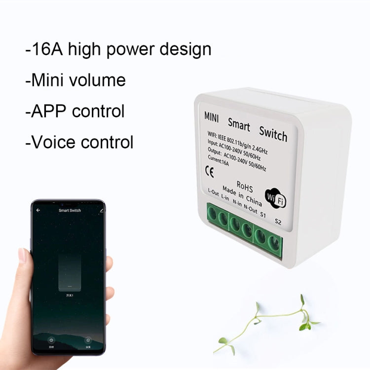 003 WiFi App Remote Voice Control Smart Switch(WiFi+Bluetooth Dual-mode 16A) by buy2fix