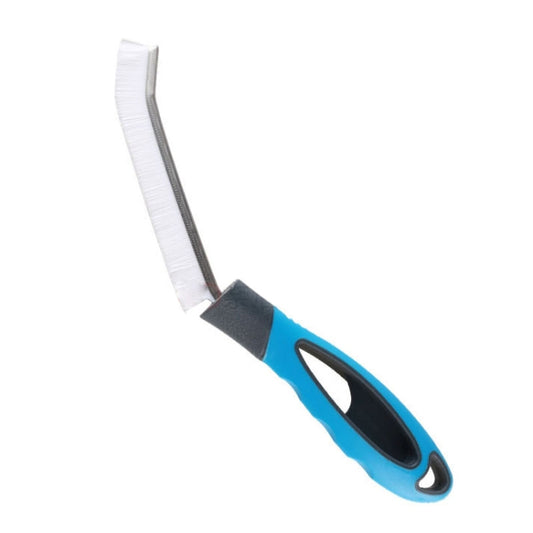 Car Window Door Corner Brush Cleaning Car Crevice Brush(Blue) by buy2fix
