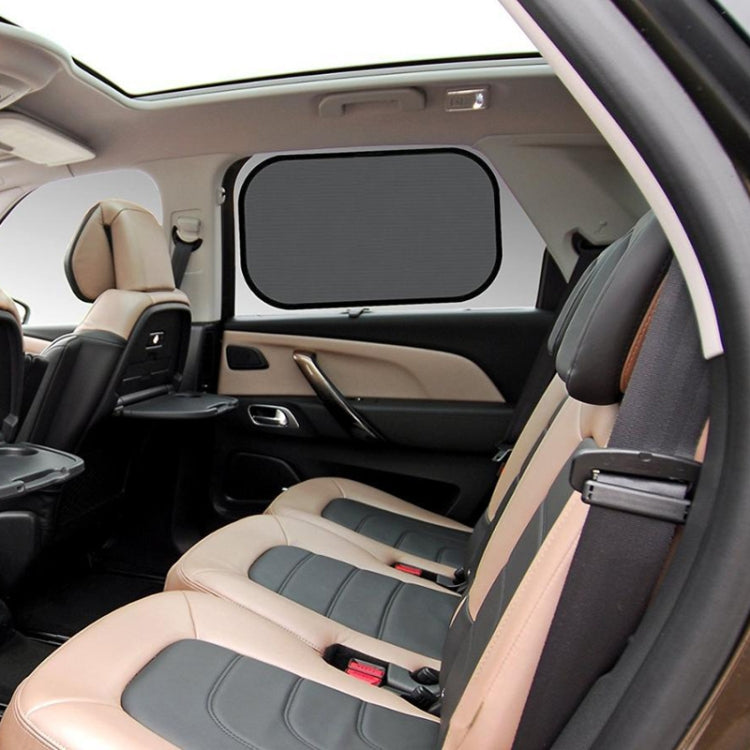 Non-Porous Suction Cup Car Mesh Sunshade(Black Rear Block+Black Side Block x 4) by buy2fix