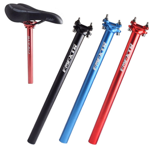 FMFXTR Bicycle Extended Saddle Seat Tube Double Nail Straight Tube, Specification: 27.2mm(Blue) by FMFXTR