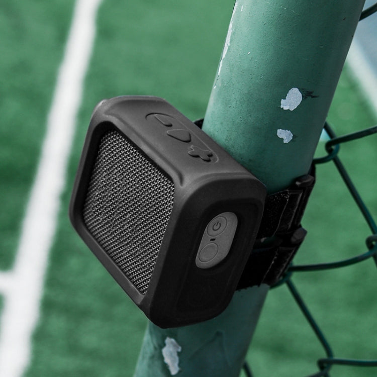 Speaker Portable Silicone Protective Cover Can Be Fastened With Strap For JBL GO3(Red) by buy2fix