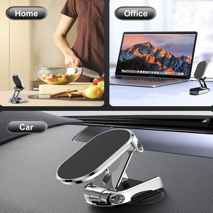 Vehicle Bracket Magnetic Navigation Bracket(Folding Black) by buy2fix
