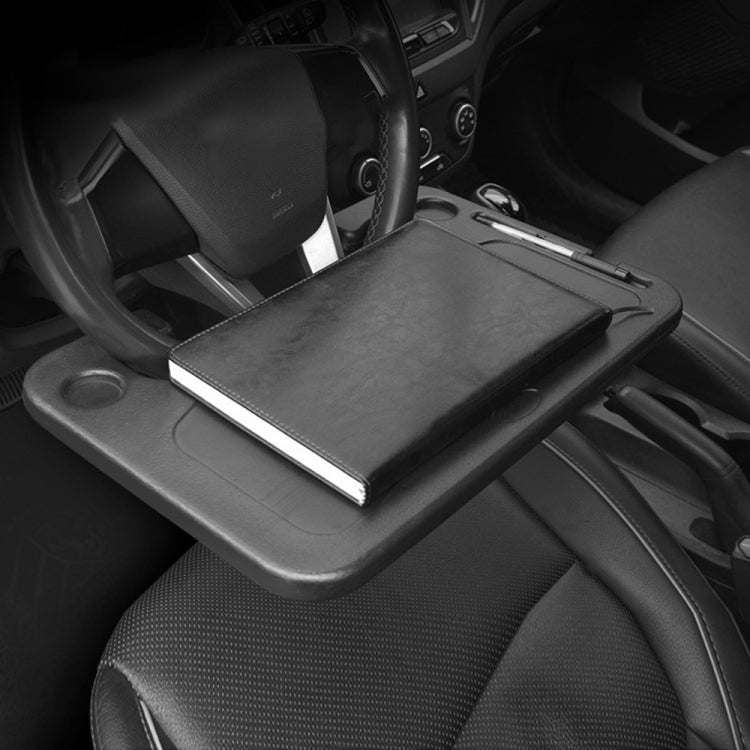 Multifunctional Car Dining Tray Steering Wheel Notebook Bracket(Size: About 42x29x3cm) by buy2fix