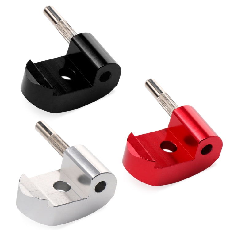 High-density Alloy Steel Electric Scooter Folding Hook for Xiaomi M365 / Pro,Style: Red +1 Dowel by buy2fix
