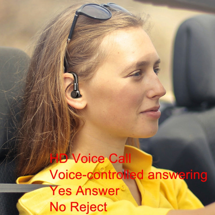Bluetooth Business Hanging Ear Digital Display LED Sports Driving Headset(X5 Standard) by buy2fix