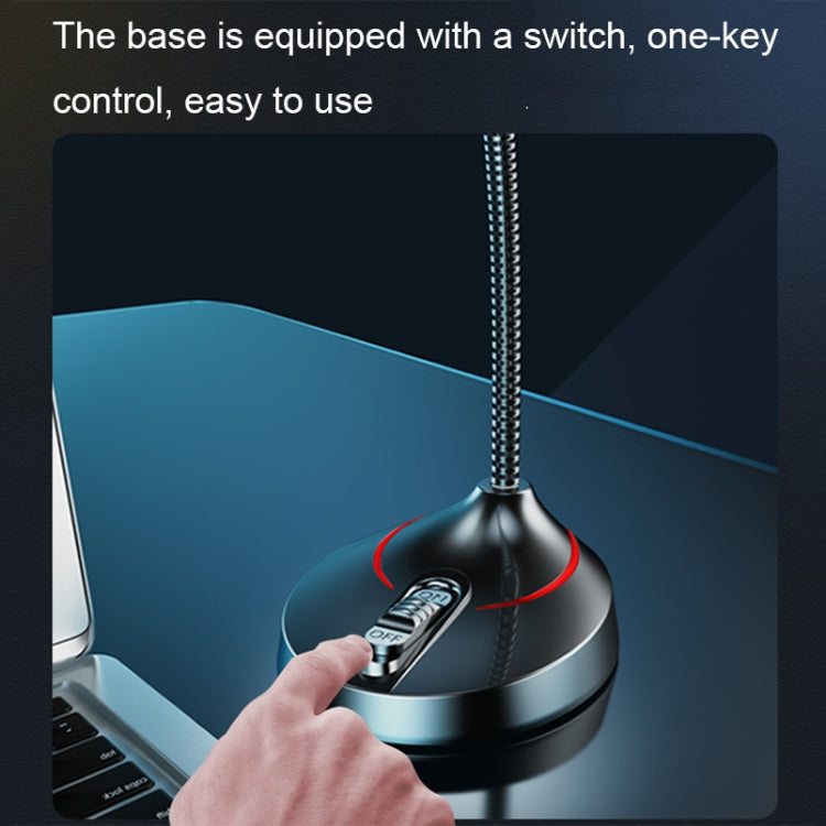 F12 Metal Hose Meeting Desktop Microphone, Spec: 3.5 Version (Black) by buy2fix