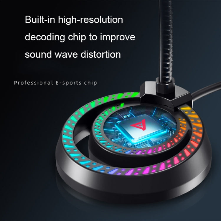 RGB Lighting Effect Computer Desktop Microphone(F3) by buy2fix