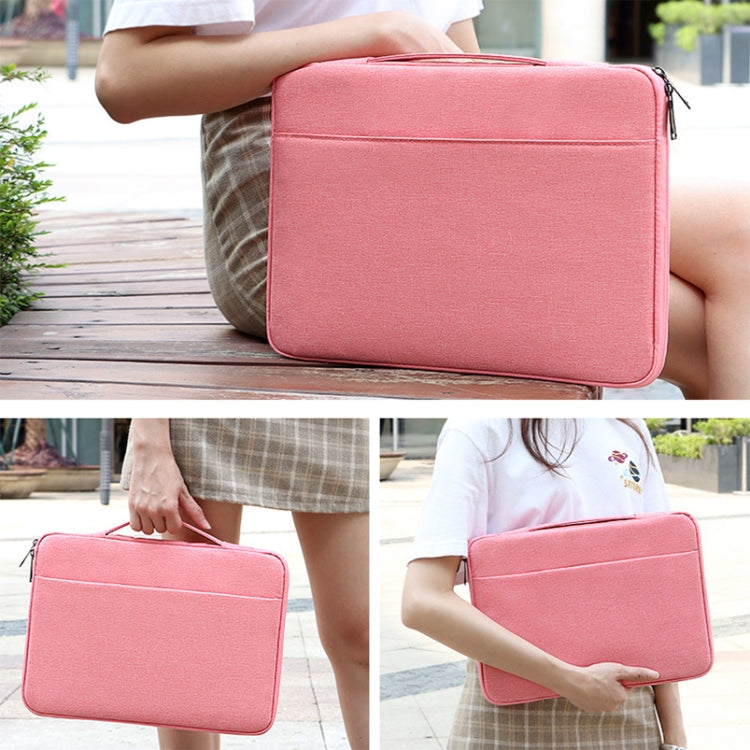 ND02 Waterproof Portable Laptop Case, Size: 15.6 inches(Beauty Pink) by buy2fix