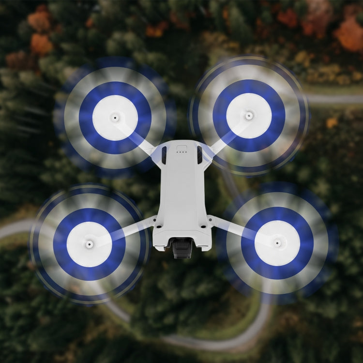 8 PCS 6030F Double Sided Colorful Low Noise Wing Propellers For DJI Mini 4 Pro/Mini 3 Pro, Color: White Yellow by buy2fix