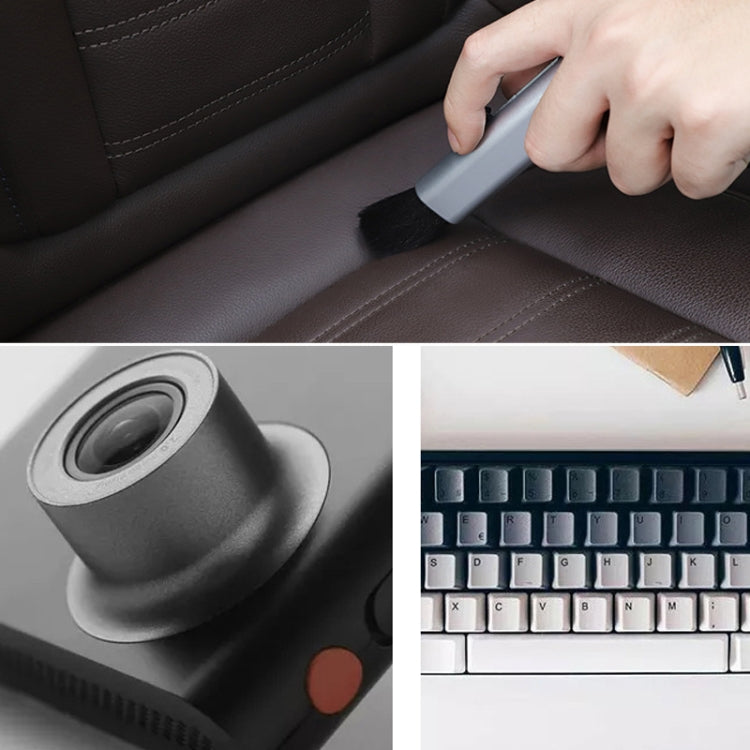 10 PCS Car Air Conditioner Air Outlet Telescopic Cleaning Brush, Color: Black by buy2fix