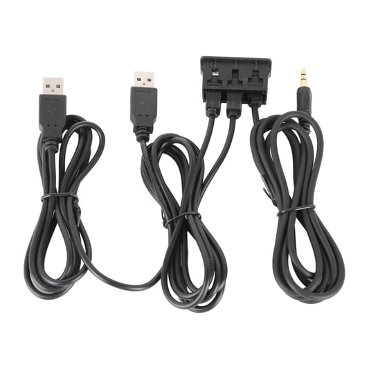 Car Universal Modification USB +Type-C+AUX Interface Charging Seat by buy2fix