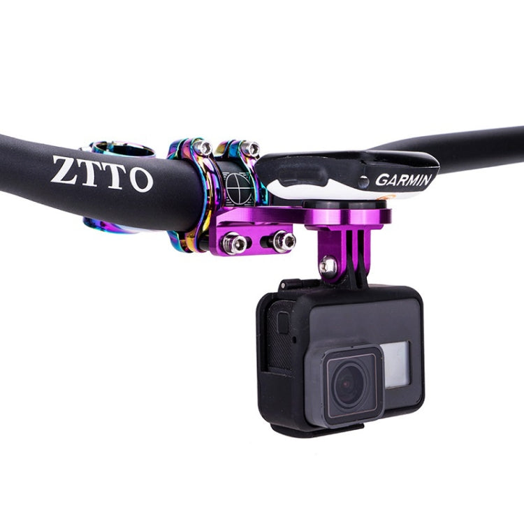 ZTTO Mountain Bike Stopwatch Mount Bicycle Extension Stand, Color: Titanium by ZTTO