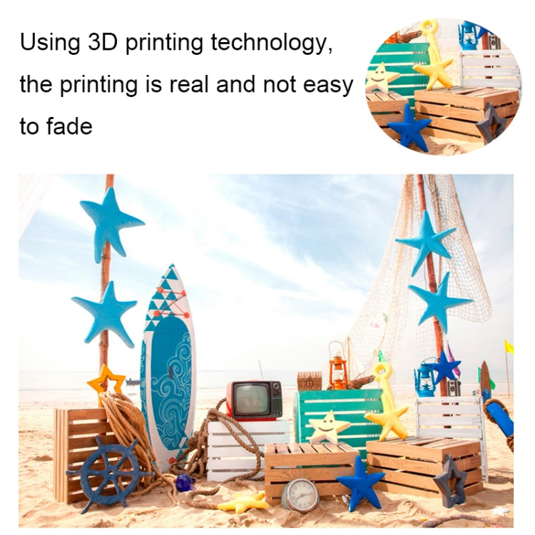 2.1m X 1.5m Beach Surfboard Photography Background Cloth by buy2fix