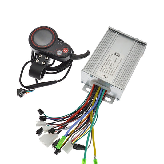SL-100 450/500W 36-60V Electric Scooter LCD Speedometer 9 Tubes Brushless Controller Set by buy2fix
