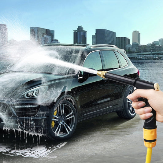 High Pressure Car Wash Hose Telescopic Watering Sprinkler, Style: H2+3 Connector+15m Tube by buy2fix