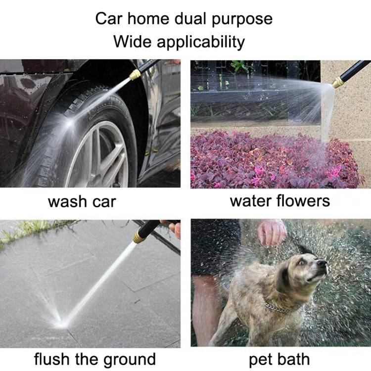 High Pressure Car Wash Hose Telescopic Watering Sprinkler, Style: H2+3 Connector+20m Tube by buy2fix