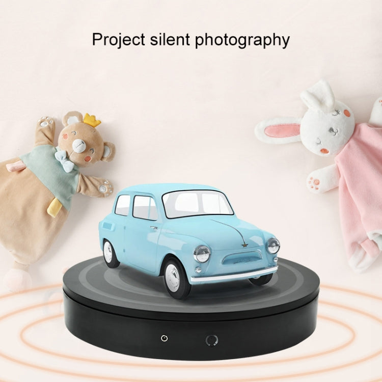 Electric Rotating Display Stand Electric Turntable , Specifications: Chinese Plug(Black) by buy2fix