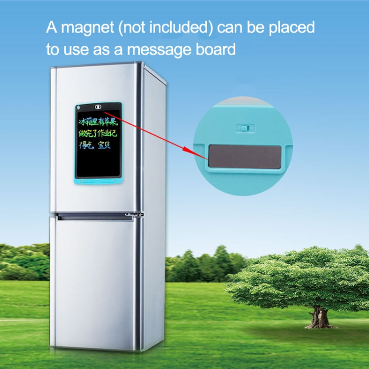 LCD Writing Board Children Hand Drawn Board, Specification: 12 inch Colorful (Light Blue) by buy2fix