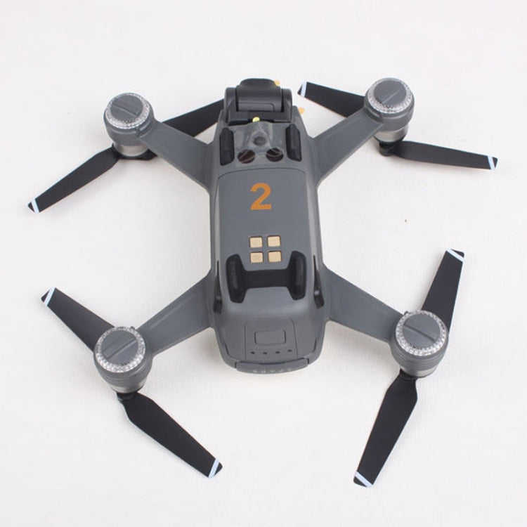 3 Sets Drone Shark Emoticon Body Sticker Battery Sticker(Blue Black) by buy2fix