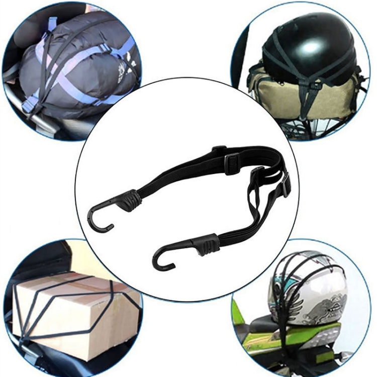 3 PCS Motorcycle Helmet Luggage Strap Universal Elastic Band Fuel Tank Net Rope by buy2fix
