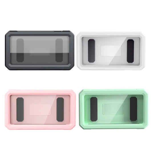 Retractable Rotating Bathroom Waterproof Mobile Phone Box Wall Mount Mobile Phone Holder(White) by buy2fix