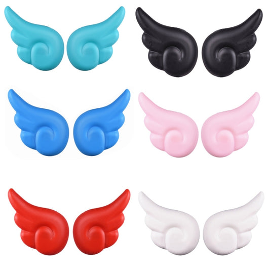2 Pairs Motorcycle Helmet Angel Wings Decoration(Red) by buy2fix
