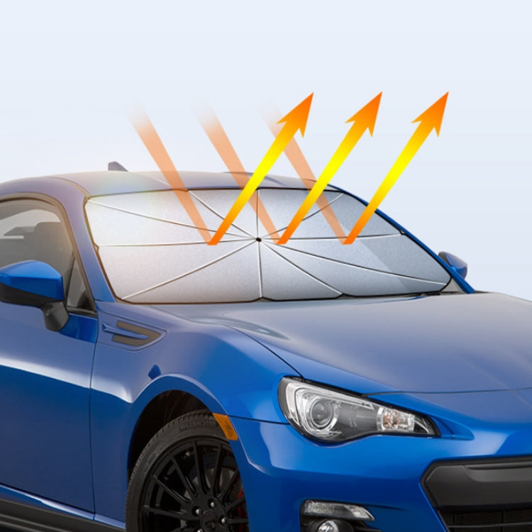Car Windshield Telescopic Folding Thermal Insulation Parasol, Size: Small by buy2fix