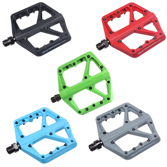 RACEWORK RK66 Mountain Bike Nylon Fiber Pedals(Grey) by RACEWORK