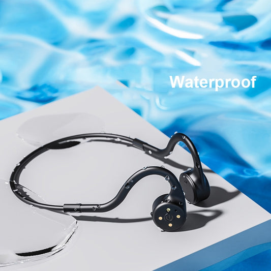 X5 Magnetic Charging Bone Conduction Bluetooth Earphone(Black) by buy2fix
