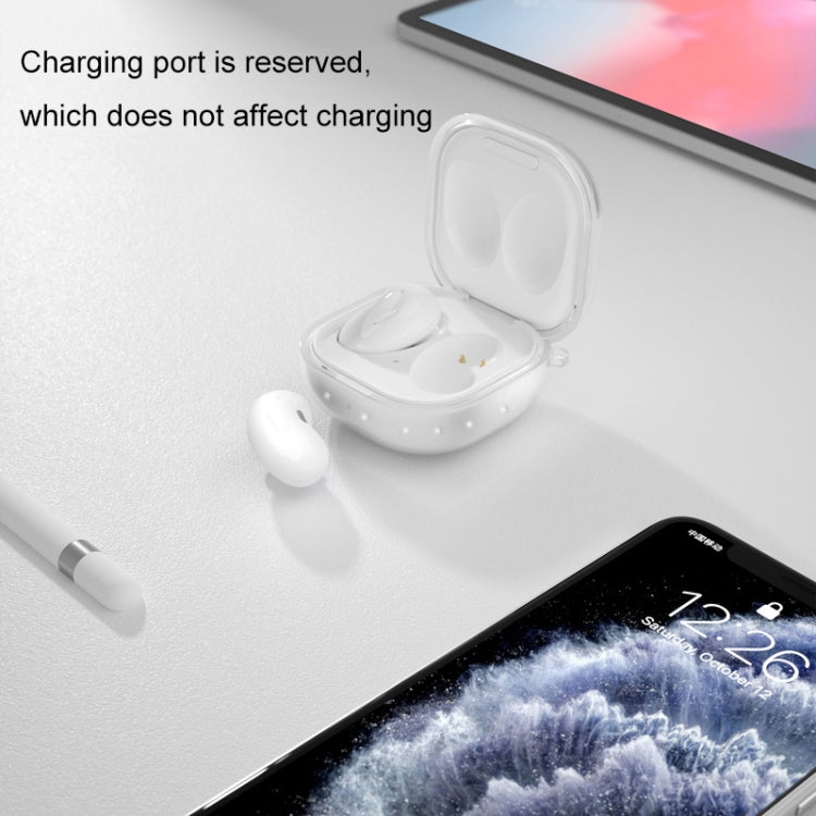Bluetooth Earphone TPU Flash Powder Protective Case For Samsung Galaxy Buds2/Pro/Live(Glitter Black) by buy2fix