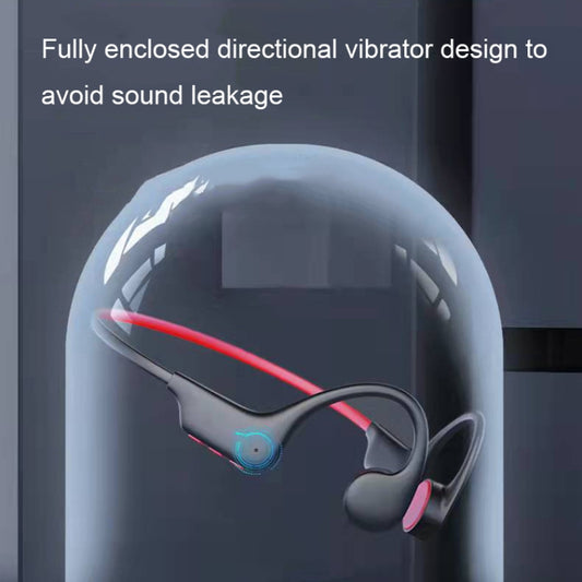 GCRT-X6 Earhook Bone Conduction Sports Bluetooth Headphones(Black) by buy2fix