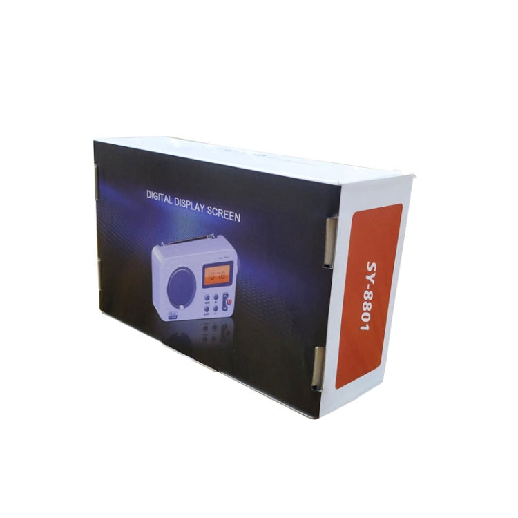 SY-8801 Portable Retro Radio HD LCD Screen Weight Bass Short Wave Radio(White) by buy2fix