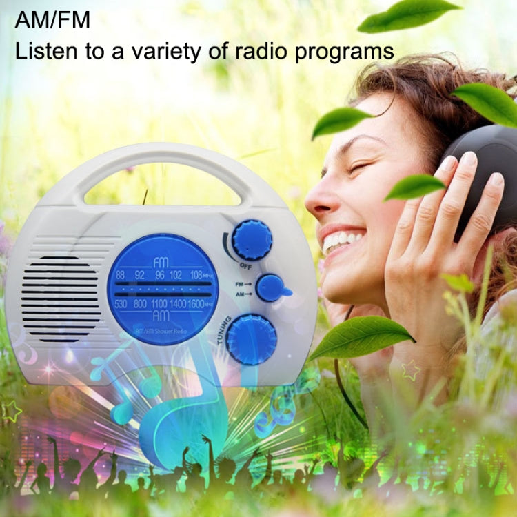 SY-910 AM/FM Two Waves Radio IPX4 Waterproof Portable Radio by buy2fix