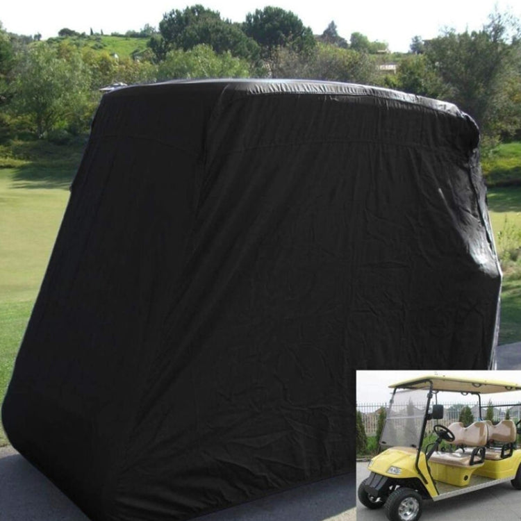 210D Oxford Cloth Golf Cart Cover Scooter Kart Dust Cover, Specification: 242 x 122 x 168 cm(Black) by buy2fix