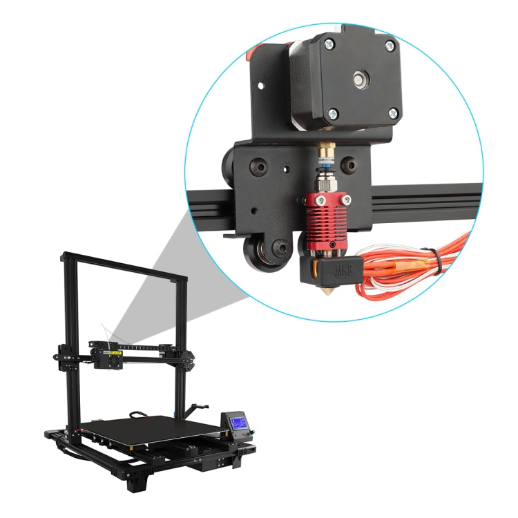 3D Printer Extruder Retrofit Kit For Ender3/CR10, Style: Installation Board by buy2fix