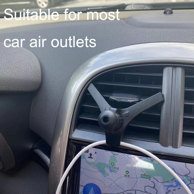 Y-Type Air Outlet Mobile Phone Bracket Air Conditioning Port Car Support(17mm Ball Head) by buy2fix