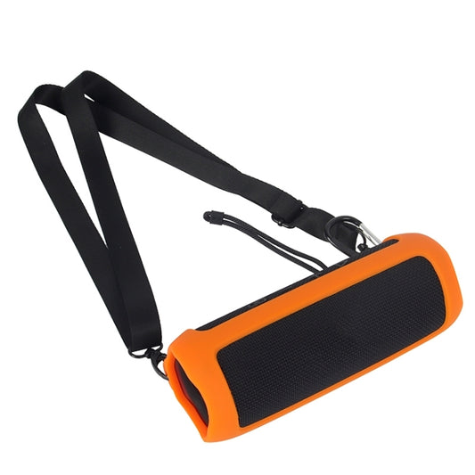 Bluetooth Speaker Silicone Protective Case For JBL Flip6(Orange) by buy2fix