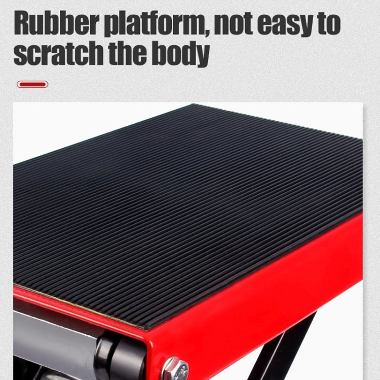 500KG 1100LBS Center Scissor Lift Suitable For Motor Bicycle ATV Work Stand by buy2fix