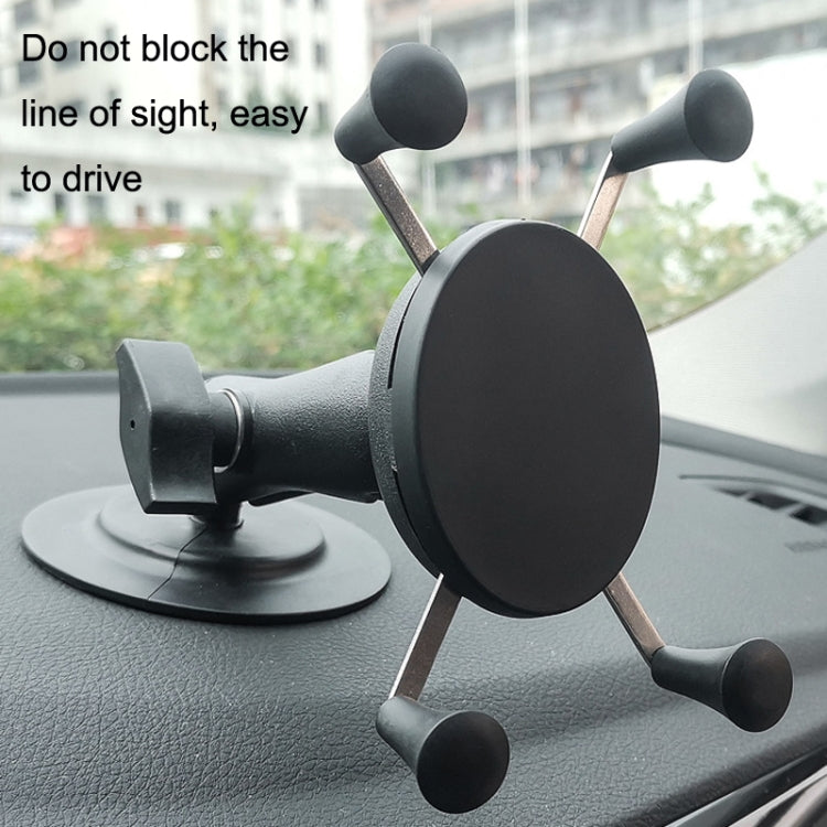 KD04 Car Dashboard Surface Fixed Paste Base Mobile Phone Holder Compatible with RAM(Black) by buy2fix