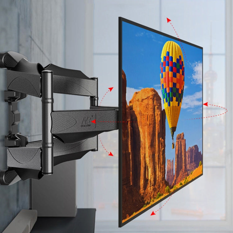 NORTH BAYOU Telescopic Swivel TV Monitor Wall Mount Bracket For 32-52 inch by NORTH BAYOU