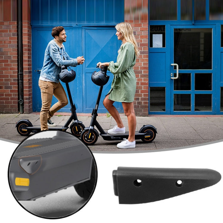 Scooter Base Plate Rear Side Protection Cover For Ninebot MAX G30(Black) by buy2fix