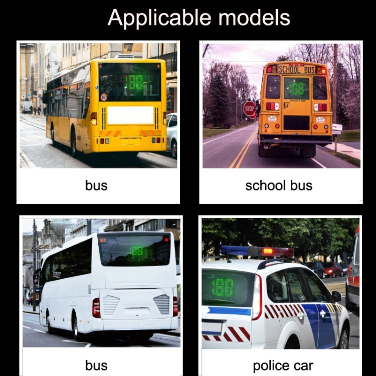 C188 GPS Rear Window Speedometer Head Up Display Speed Display HUD Car Universal by buy2fix