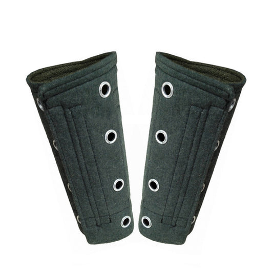 Cut-resistant Glass Arm Guard Sleeve Labor Protection, Size: One Size(Dark Green) by buy2fix