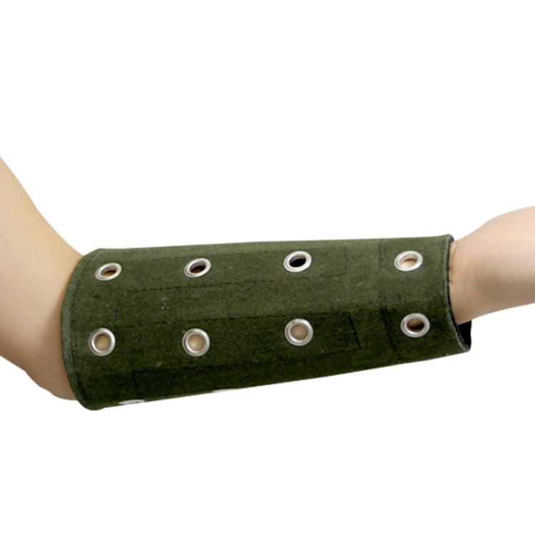 Cut-resistant Glass Arm Guard Sleeve Labor Protection, Size: One Size(Dark Green) by buy2fix