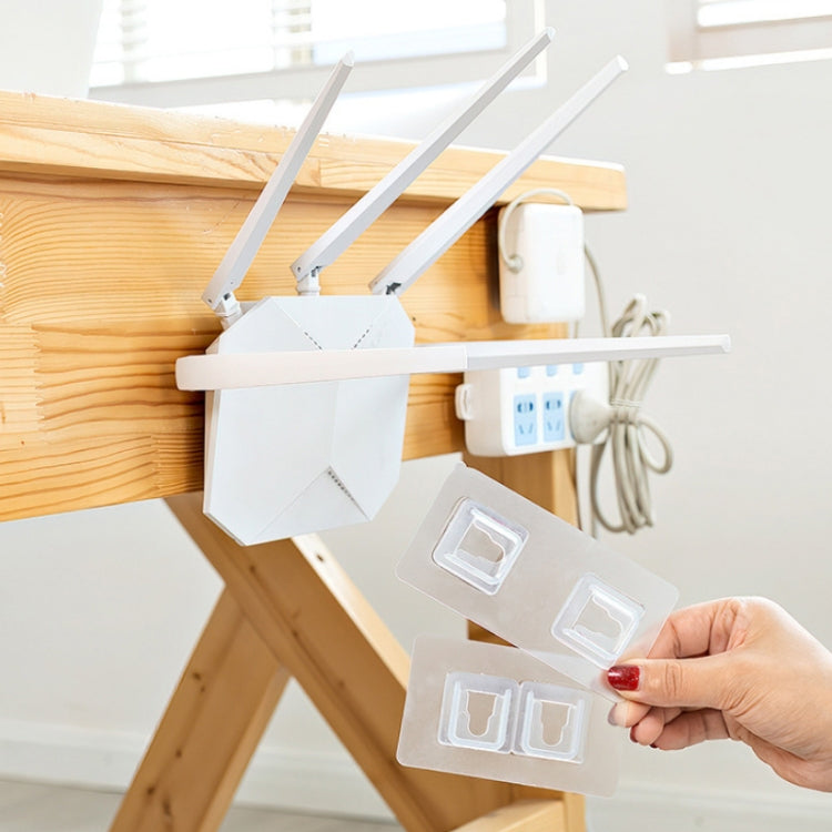 10pcs Traceless Wall Hanging Multifunction Plug-in Rack, Specification: Double by buy2fix