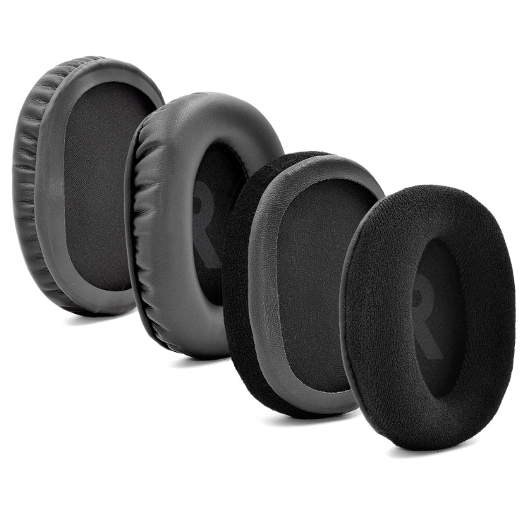 1 Pair Memory Foam Earpads for Logitech Logitech G Pro/G Pro X(Black Velvet Cloth) by buy2fix