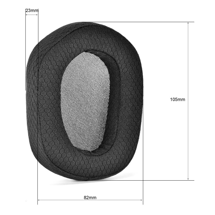 2pcs Earmuffs Headphone Cover For Logitech G335(Black) by buy2fix