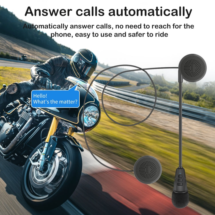 M8 Motorcycle Helmet Bluetooth Headphones Hidden Wireless Header Wheat Caller Automatic Answer by buy2fix