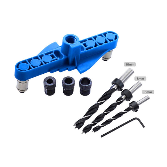 DIY Woodworking Hole Locator Self-Centering Marker, Model: Blue Drill Bit by buy2fix