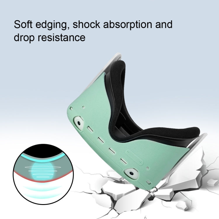 Silicone Non-Slip Protective Cover for Meta Quest 2 VR Glasses Accessories(Black) by buy2fix